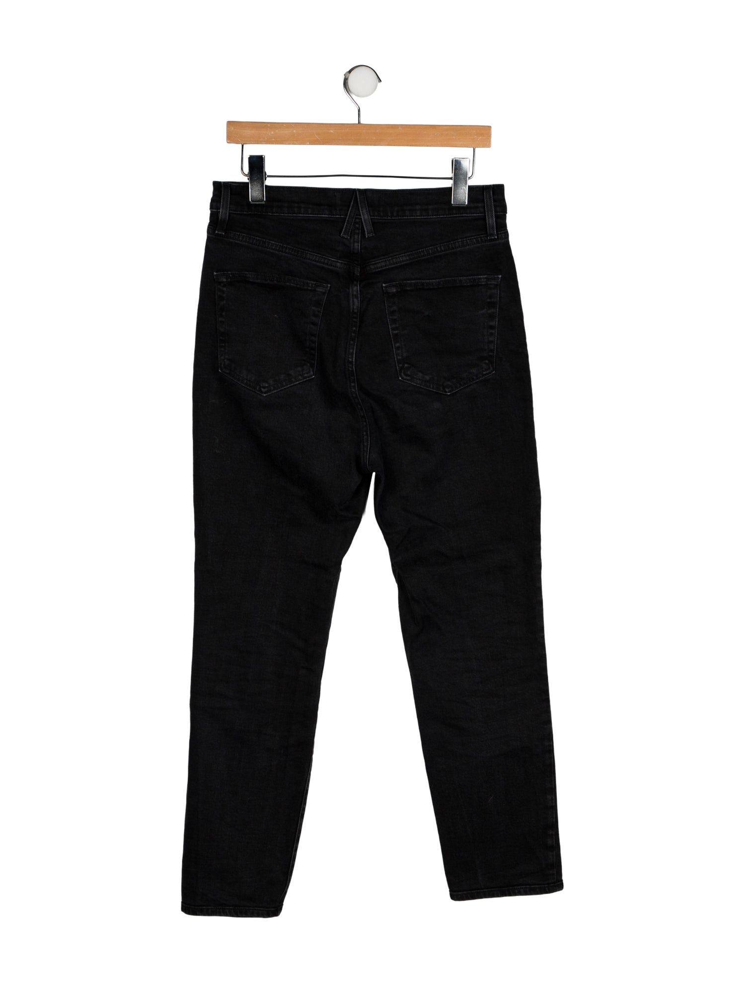 SLVRLAKE High-Rise Straight Leg Jeans