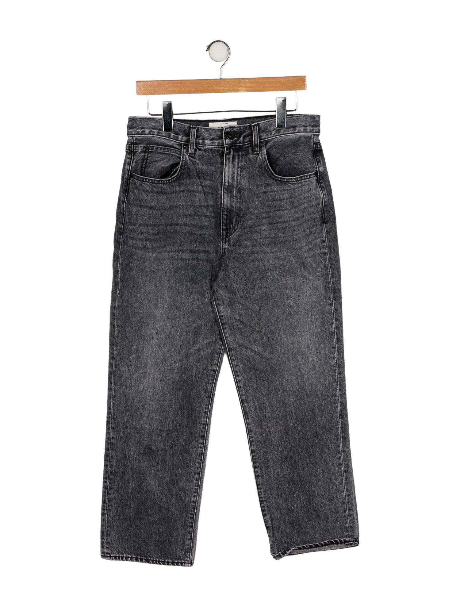 SLVRLAKE High-Rise Straight Leg Jeans