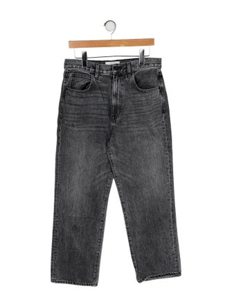 SLVRLAKE High-Rise Straight Leg Jeans
