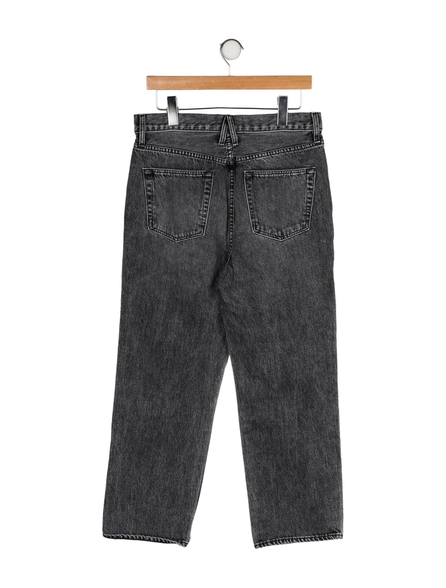 SLVRLAKE High-Rise Straight Leg Jeans