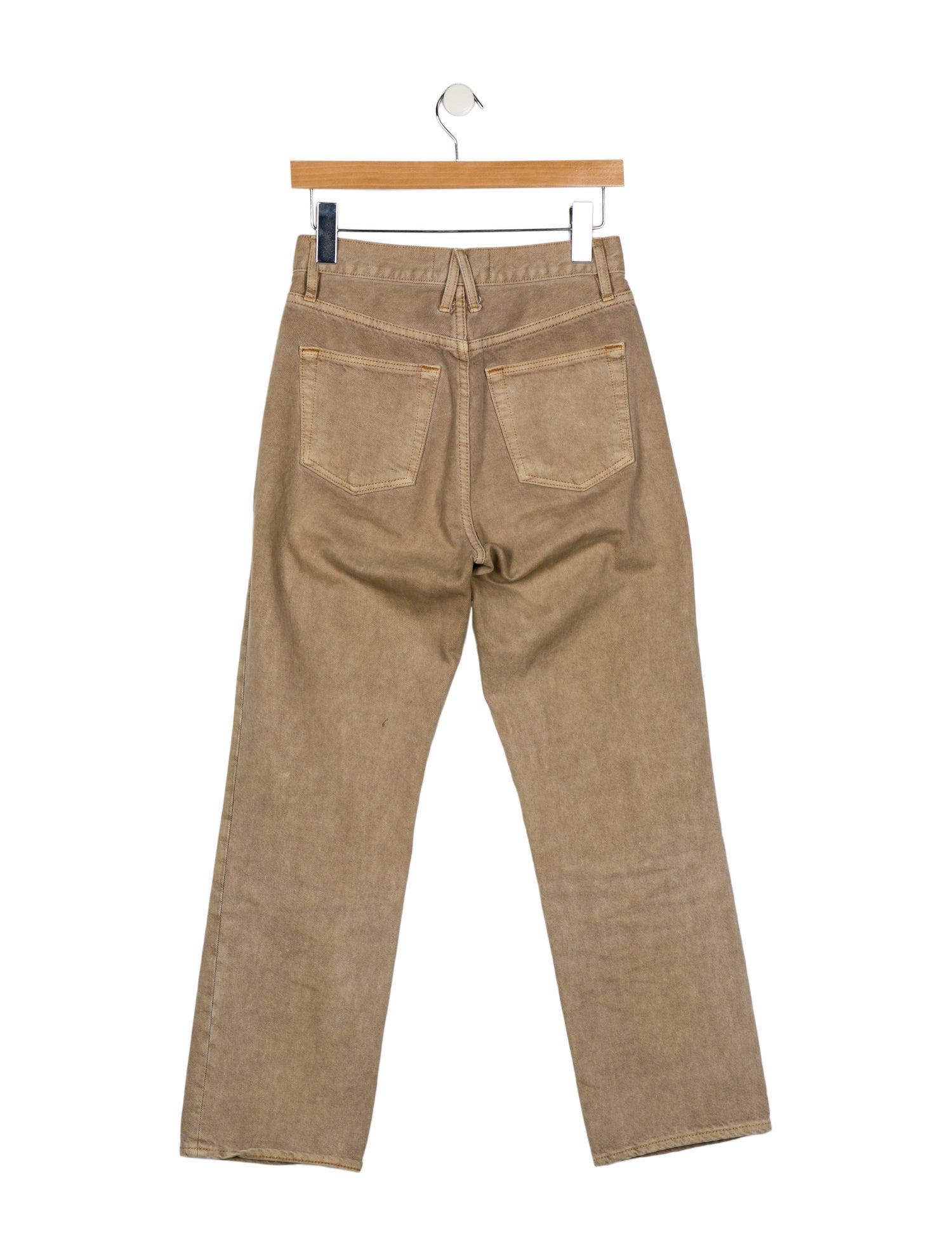 SLVRLAKE High-Rise Straight Leg Jeans