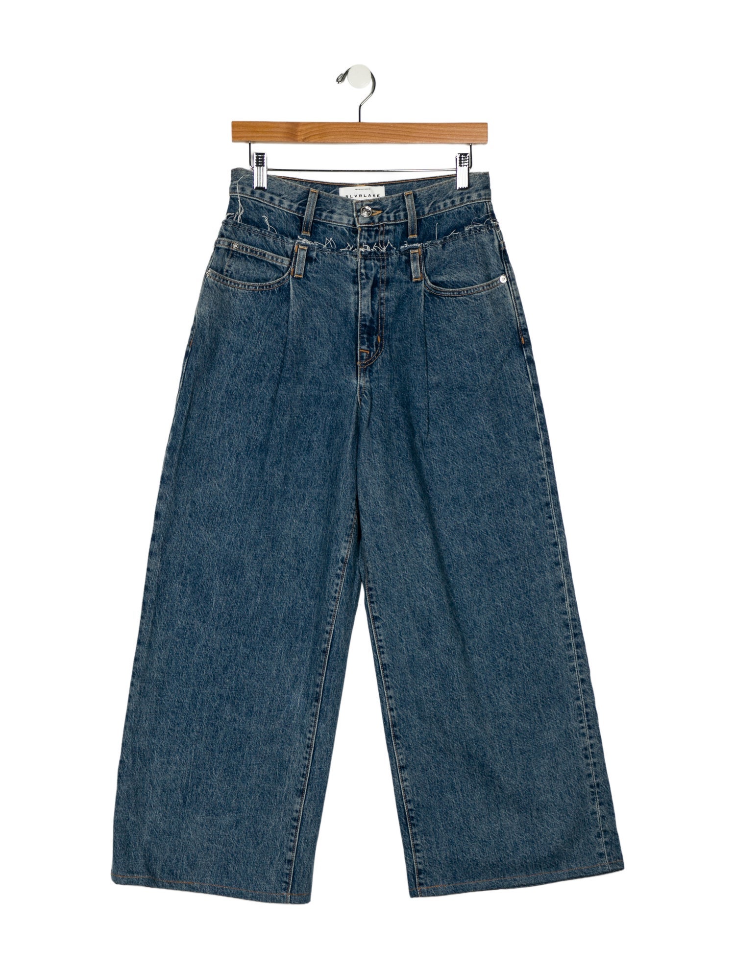 SLVRLAKE High-Rise Wide Leg Jeans