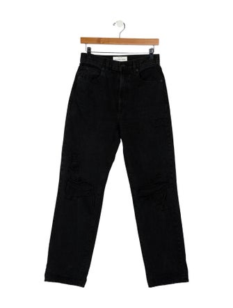 SLVRLAKE High-Rise Straight Leg Jeans