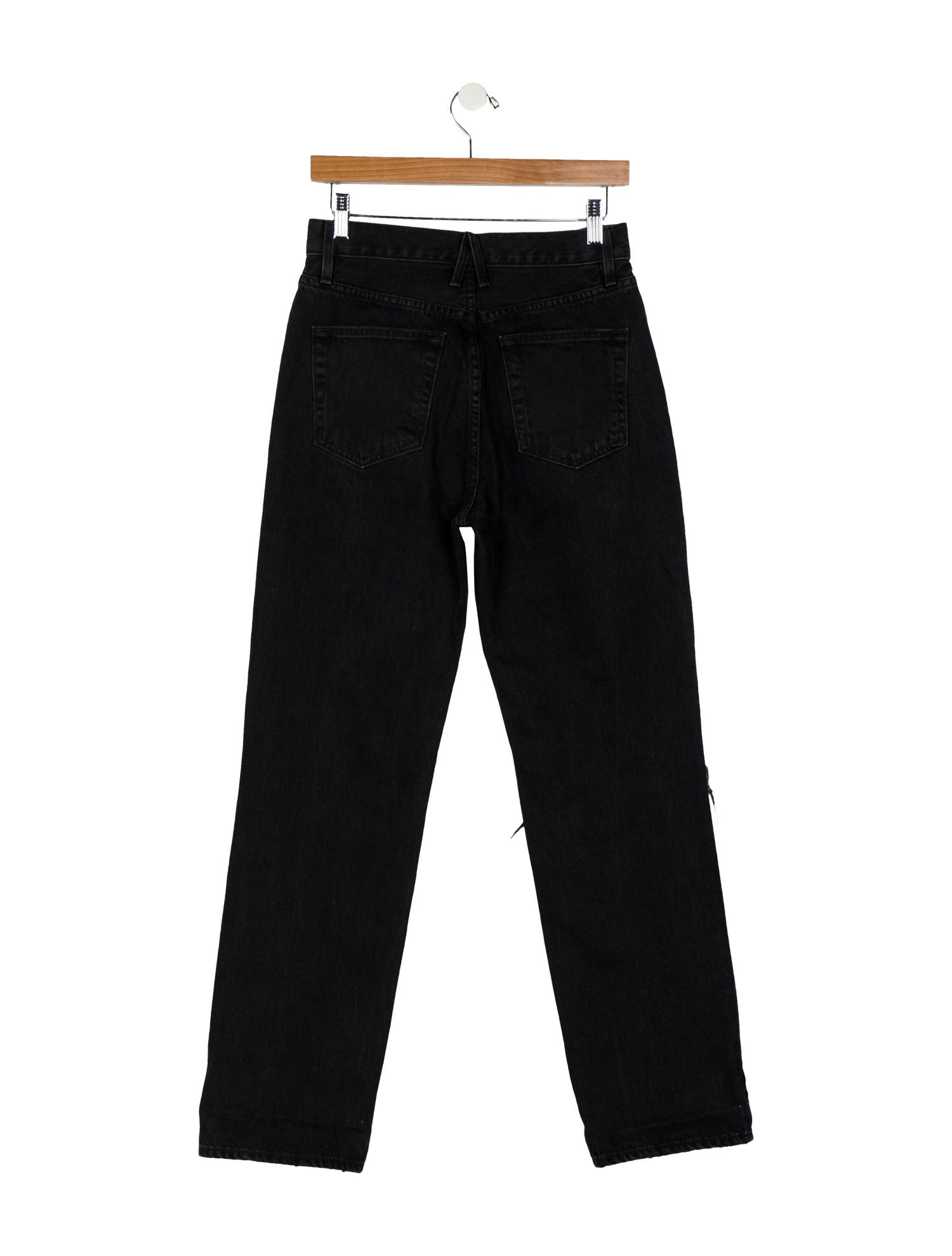 SLVRLAKE High-Rise Straight Leg Jeans