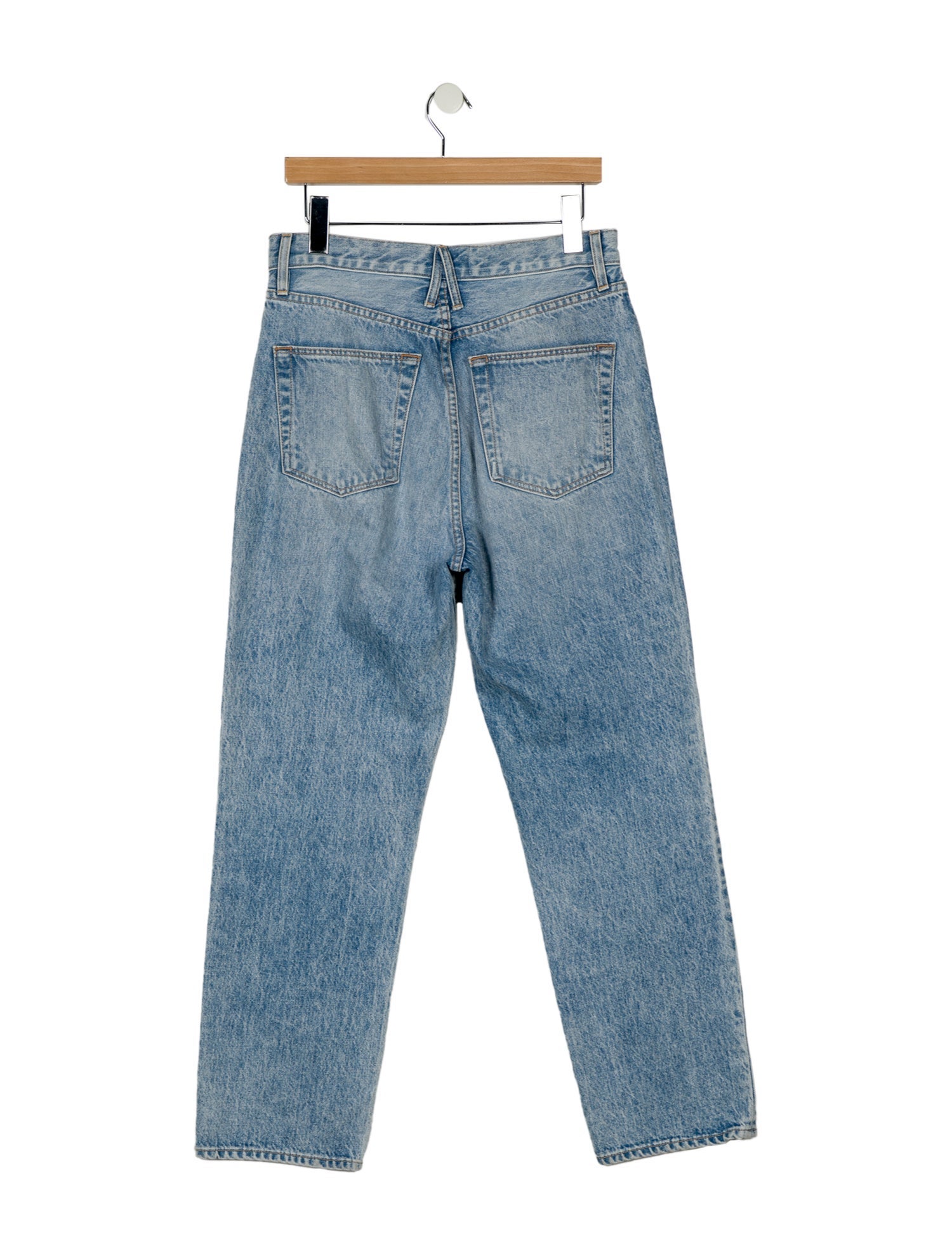 SLVRLAKE High-Rise Straight Leg Jeans