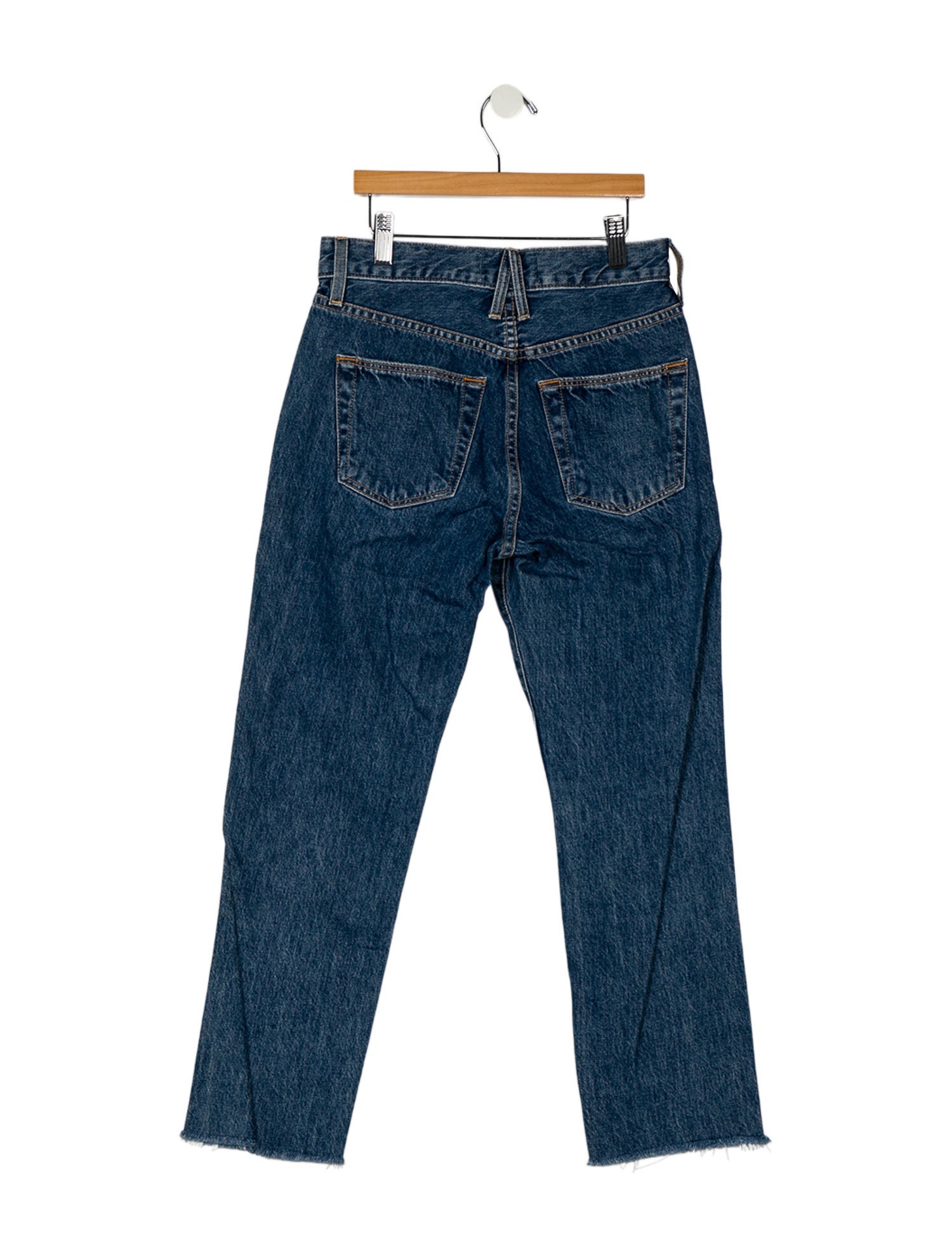 SLVRLAKE Mid-Rise Straight Leg Jeans