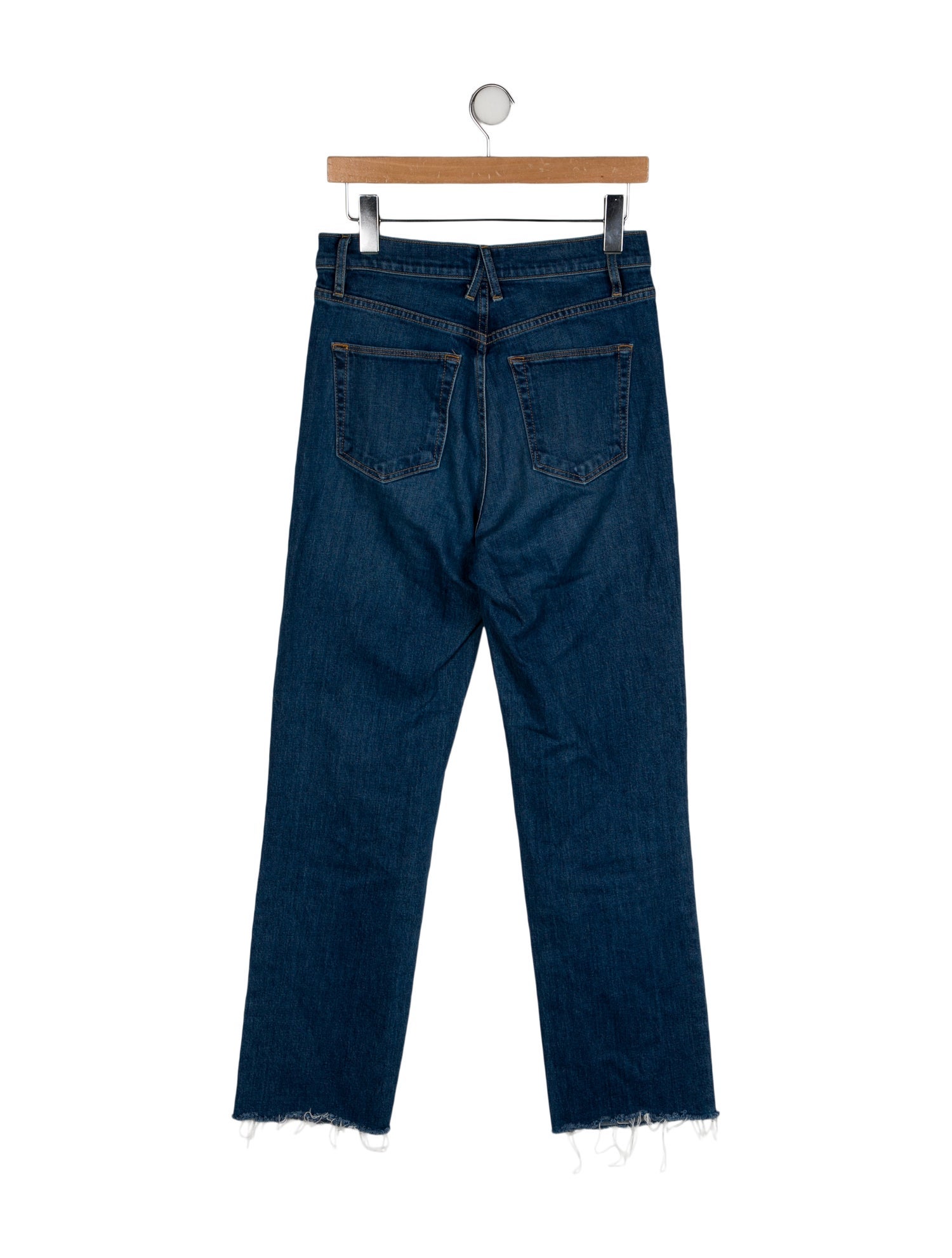 SLVRLAKE High-Rise Straight Leg Jeans