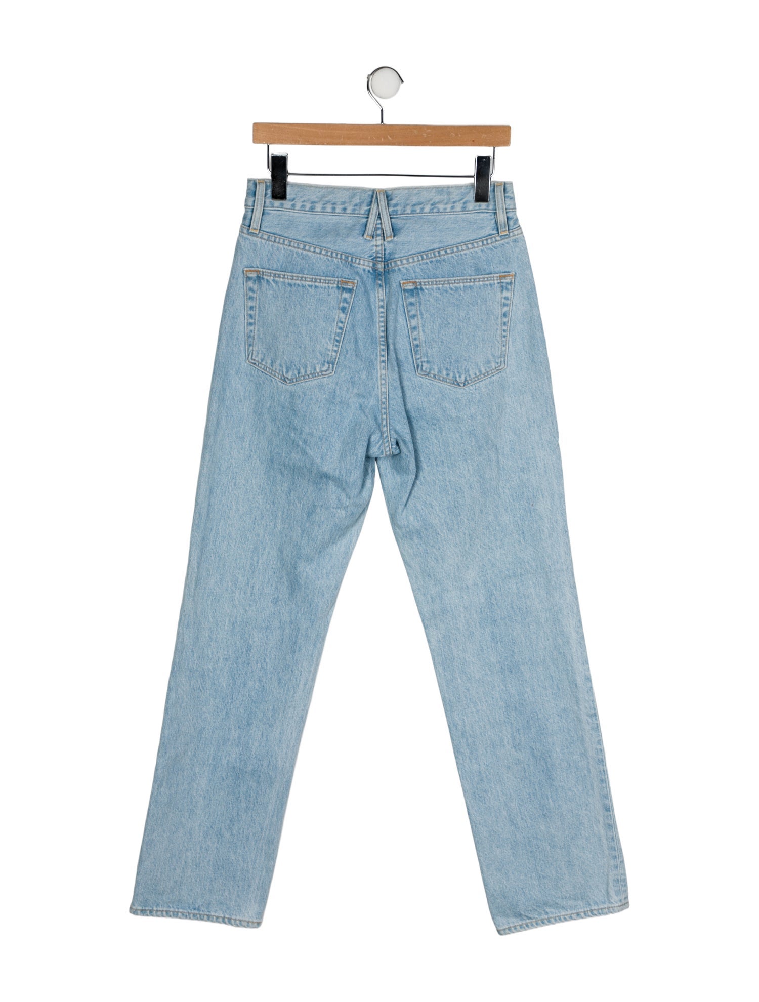 SLVRLAKE High-Rise Straight Leg Jeans