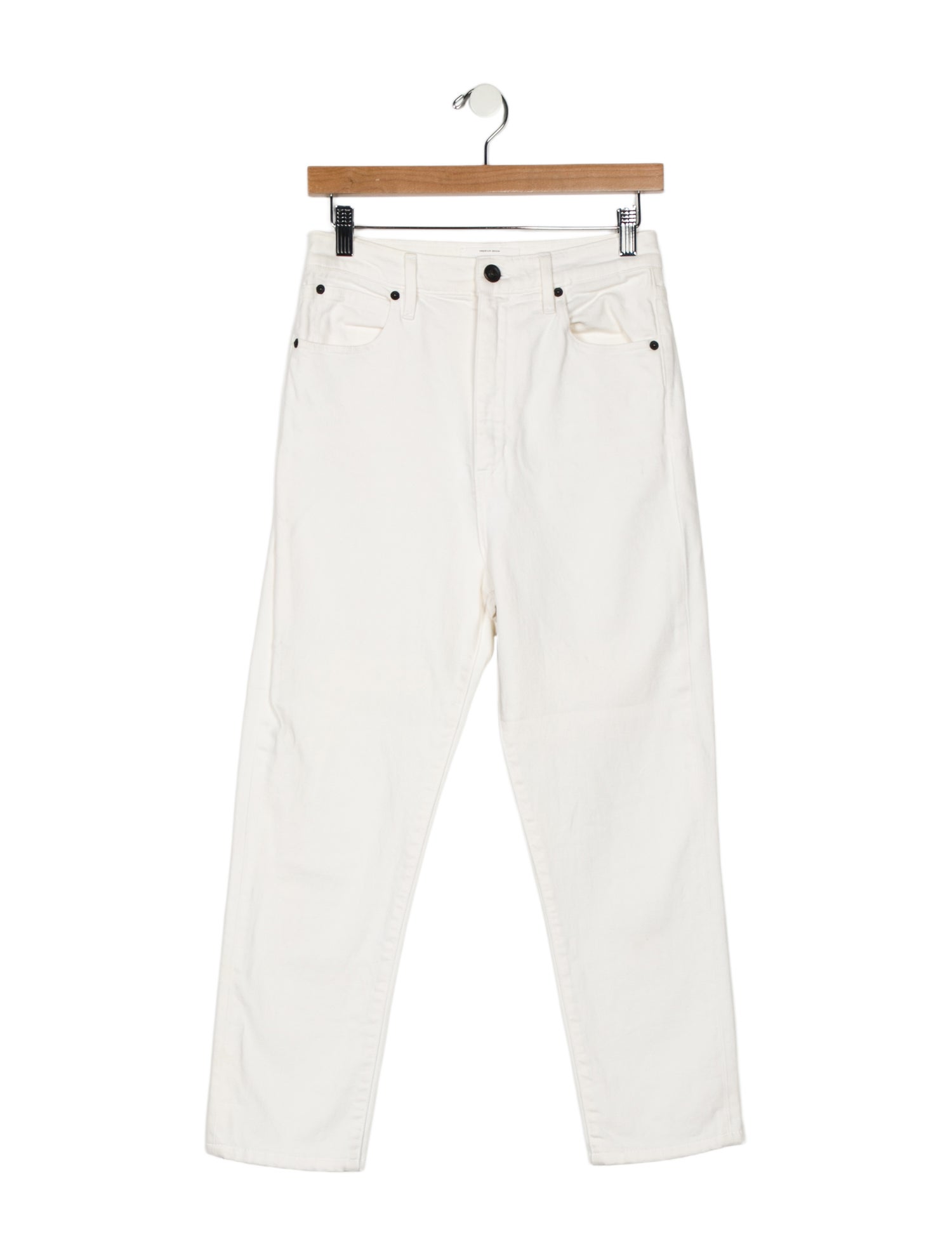 SLVRLAKE High-Rise Straight Leg Jeans