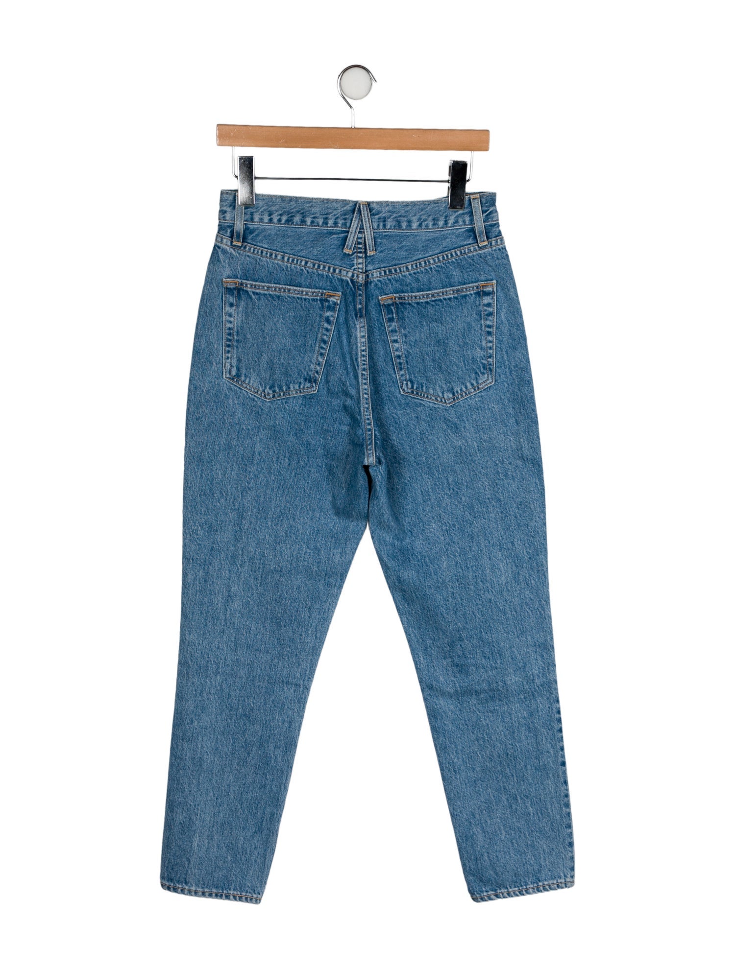 SLVRLAKE High-Rise Straight Leg Jeans