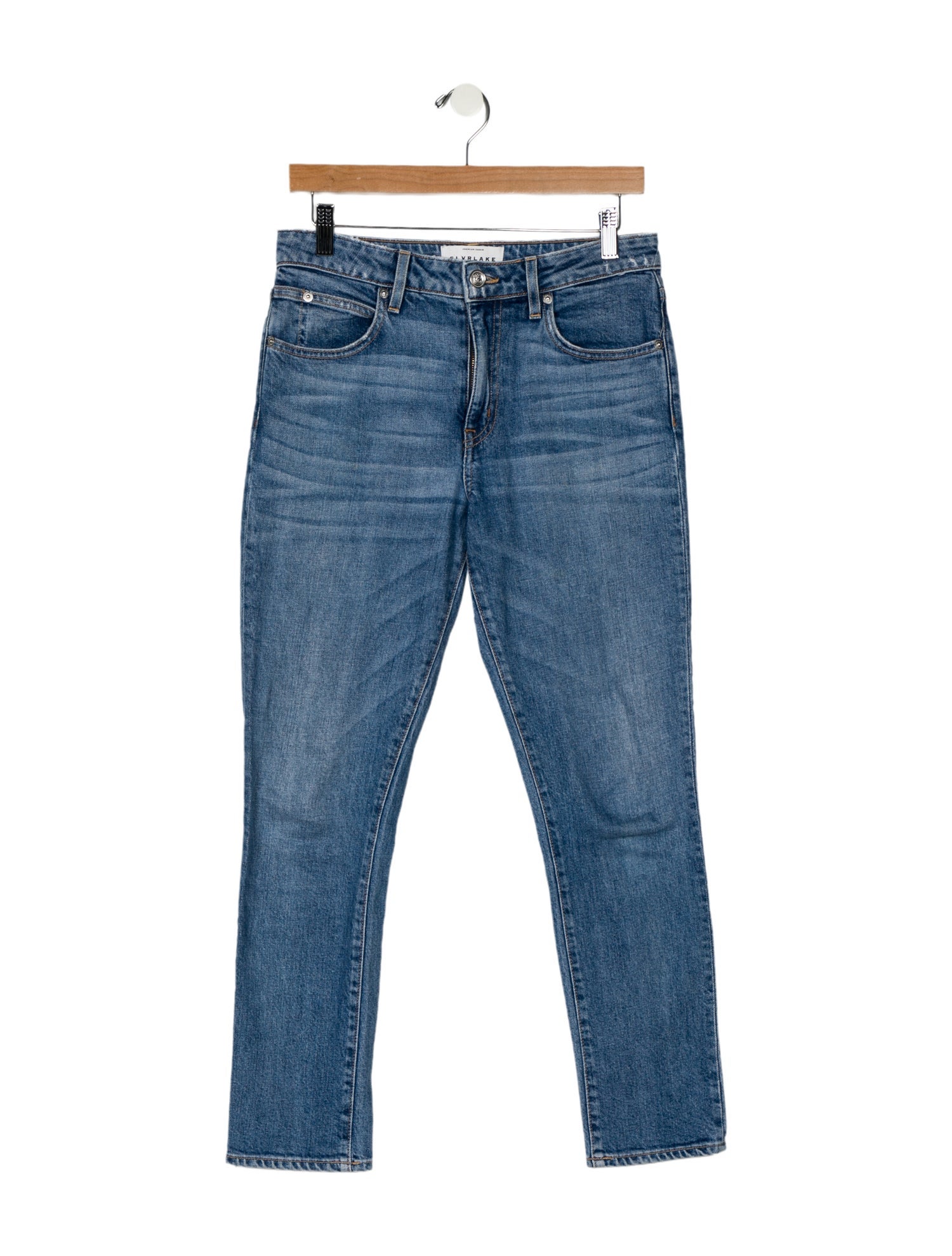 SLVRLAKE Mid-Rise Skinny Leg Jeans