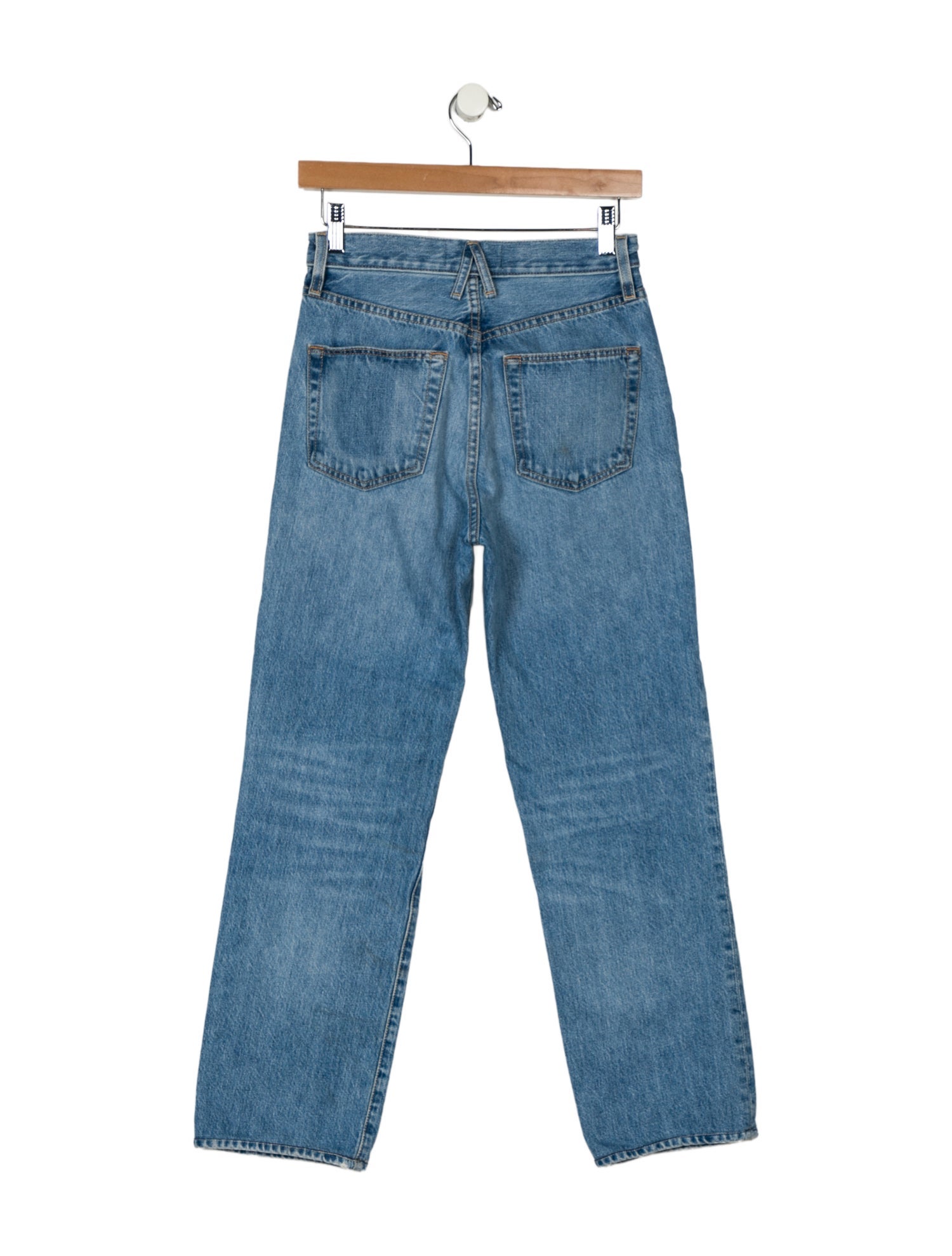 SLVRLAKE High-Rise Straight Leg Jeans