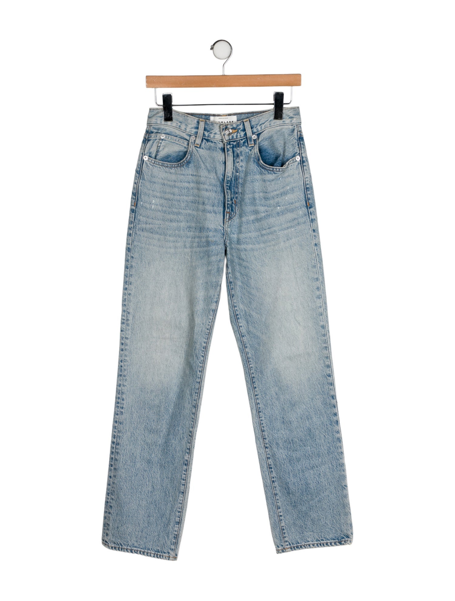SLVRLAKE High-Rise Straight Leg Jeans