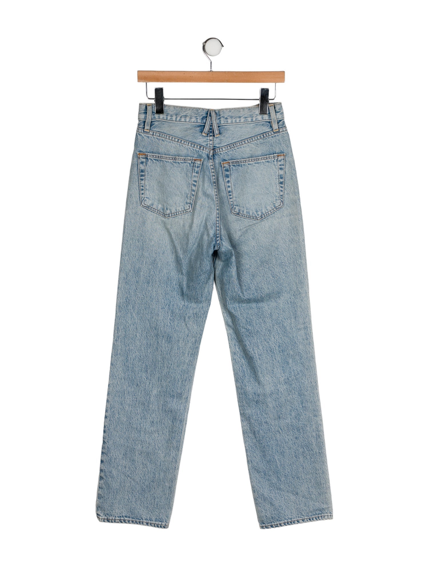SLVRLAKE High-Rise Straight Leg Jeans