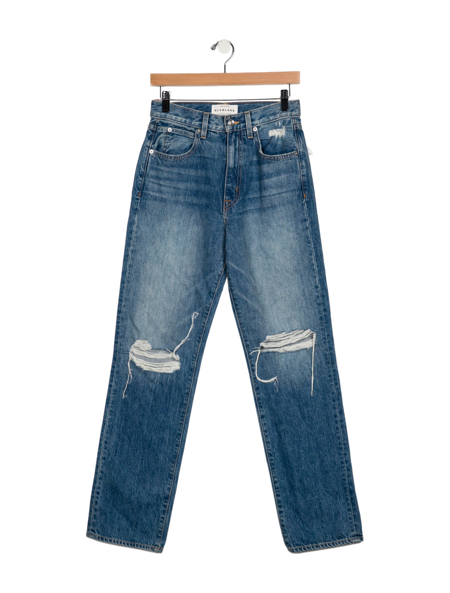 SLVRLAKE High-Rise Straight Leg Jeans w/ Tags