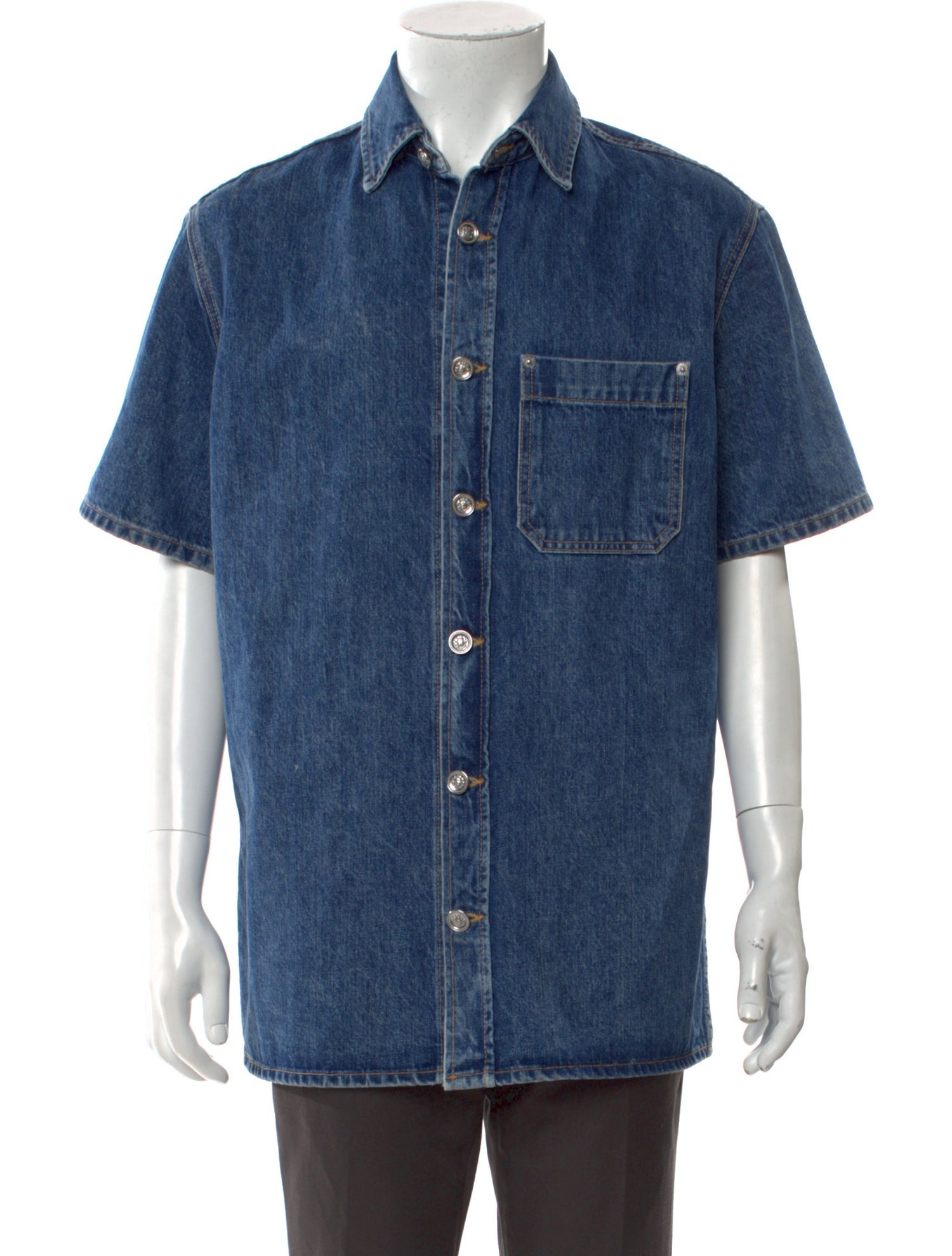 SLVRLAKE Short Sleeve Denim Shirt