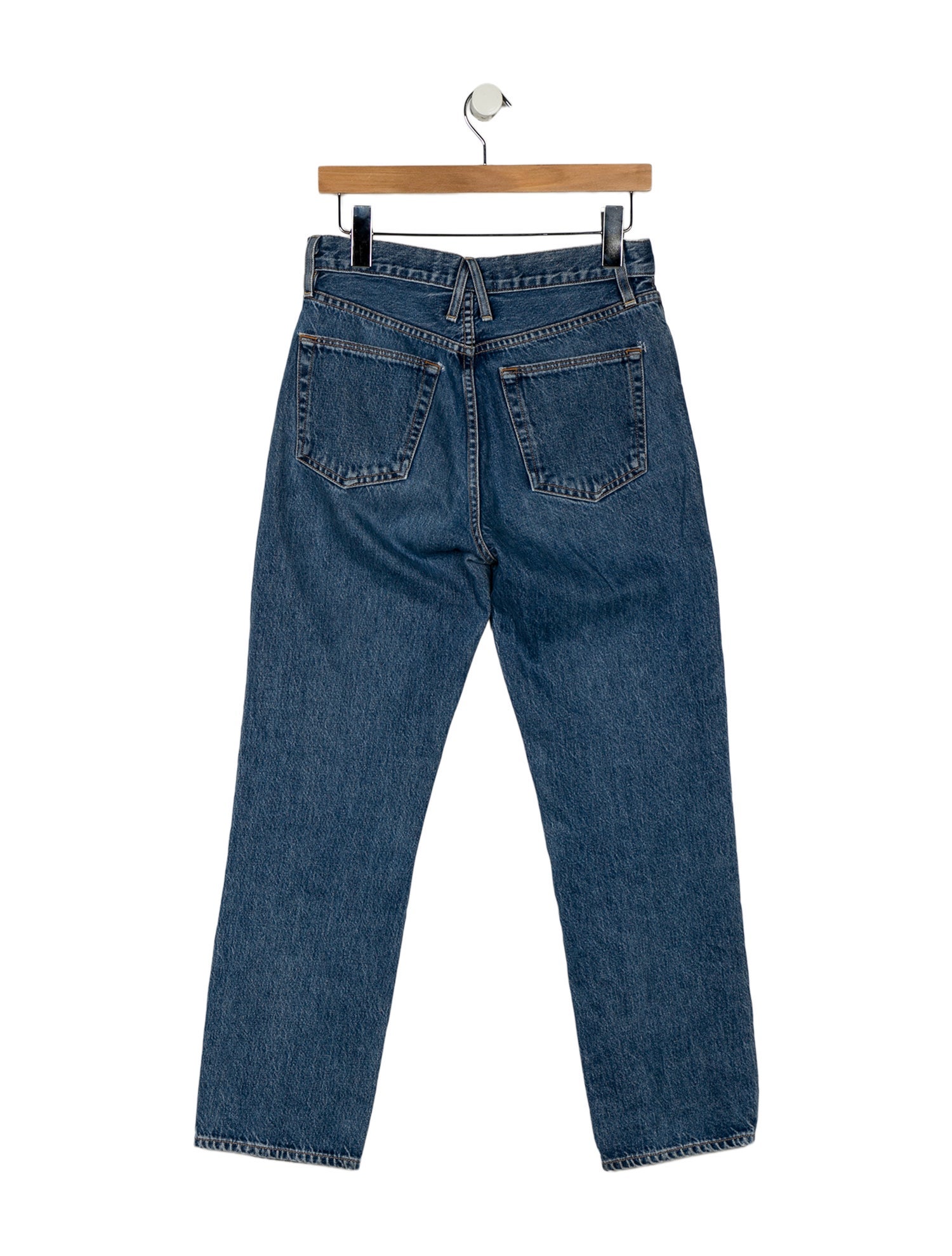 SLVRLAKE High-Rise Straight Leg Jeans