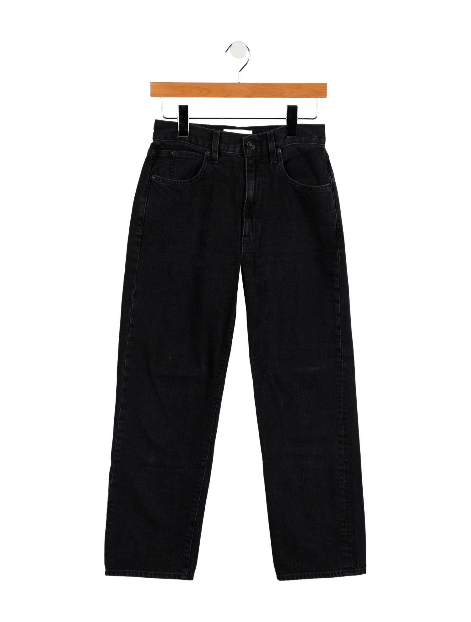 SLVRLAKE Mid-Rise Straight Leg Jeans