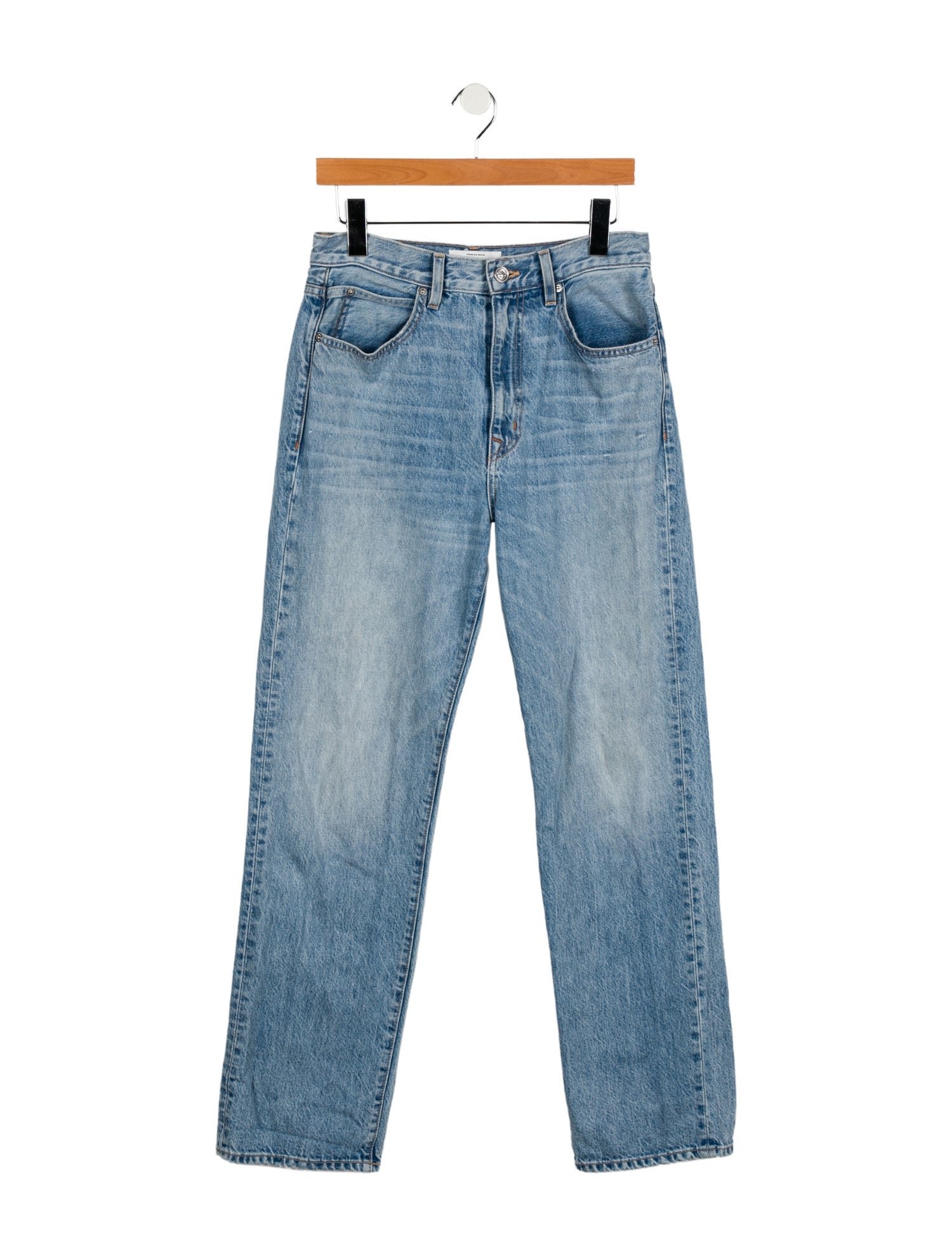 SLVRLAKE High-Rise Straight Leg Jeans