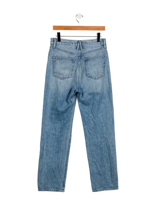 SLVRLAKE High-Rise Straight Leg Jeans