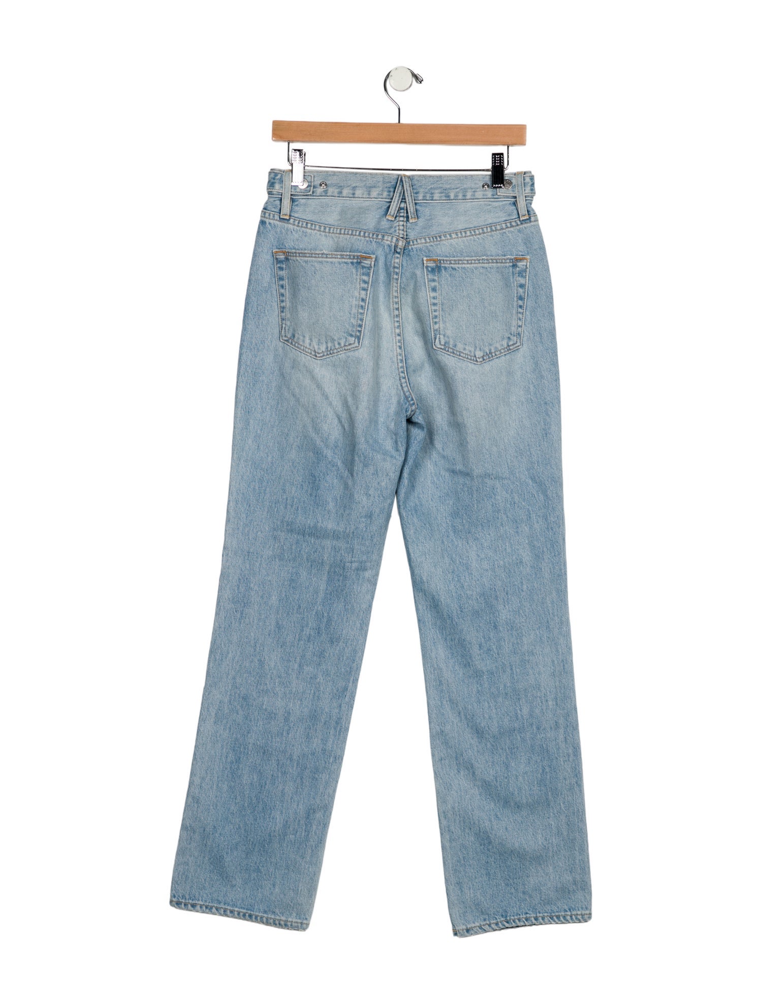 SLVRLAKE High-Rise Straight Leg Jeans