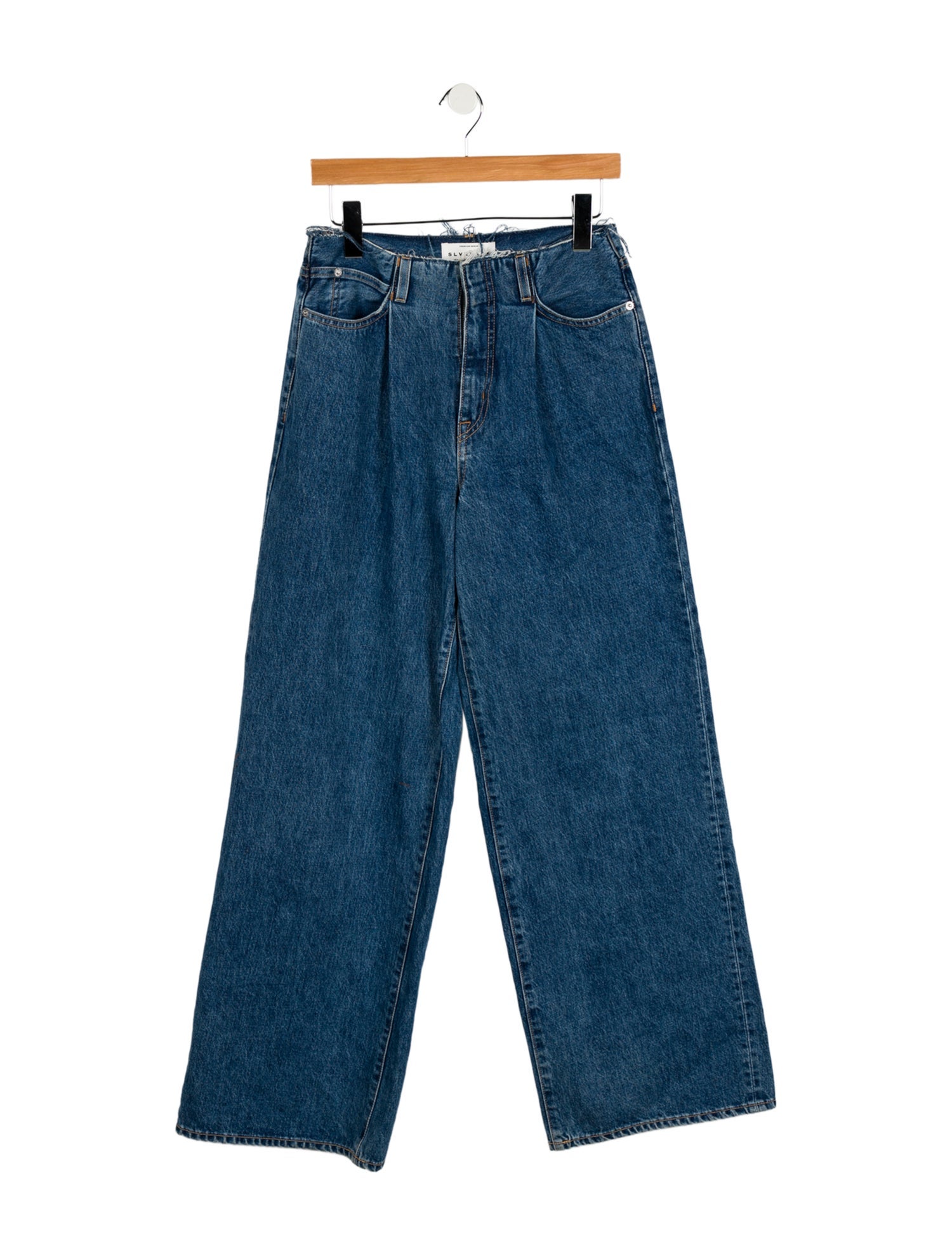 SLVRLAKE High-Rise Wide Leg Jeans