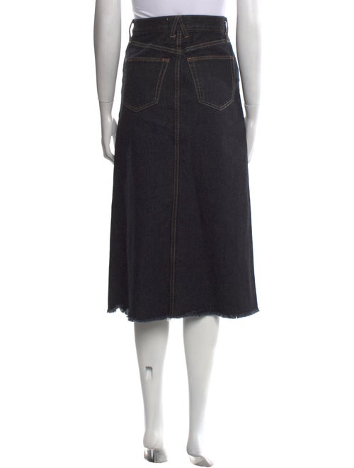 SLVRLAKE Cutout Accent Midi Length Skirt