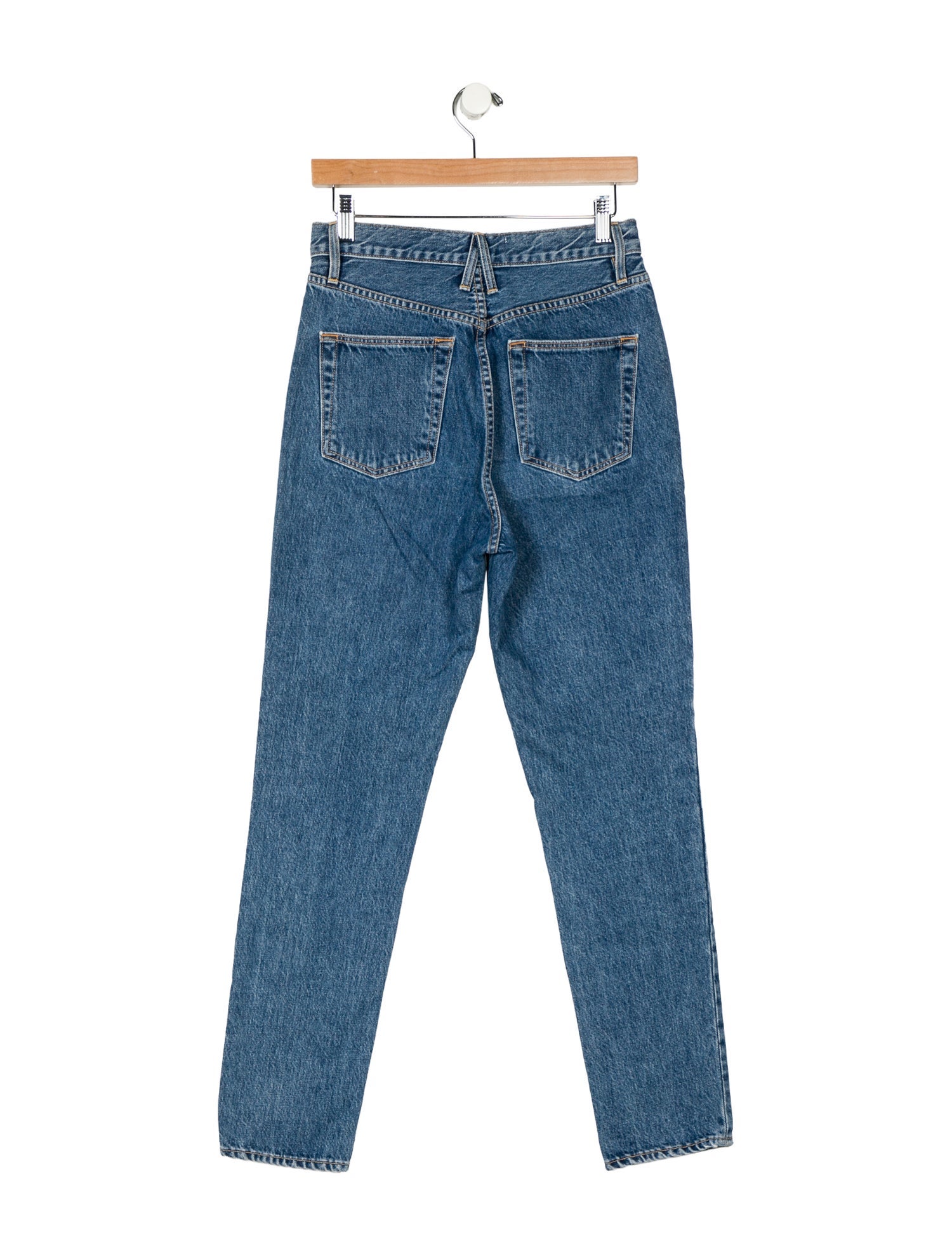 SLVRLAKE High-Rise Straight Leg Jeans