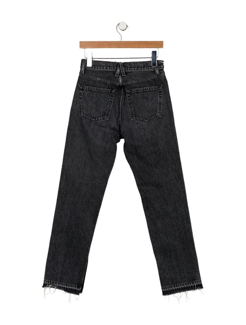 SLVRLAKE High-Rise Straight Leg Jeans