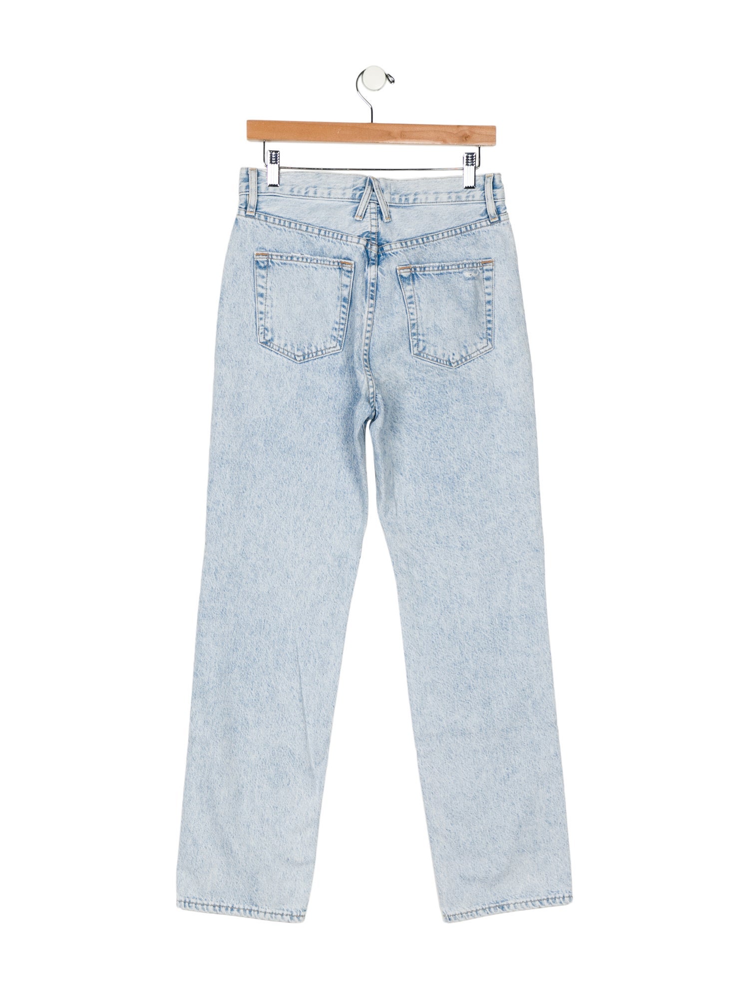 SLVRLAKE High-Rise Straight Leg Jeans