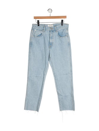 SLVRLAKE High-Rise Straight Leg Jeans
