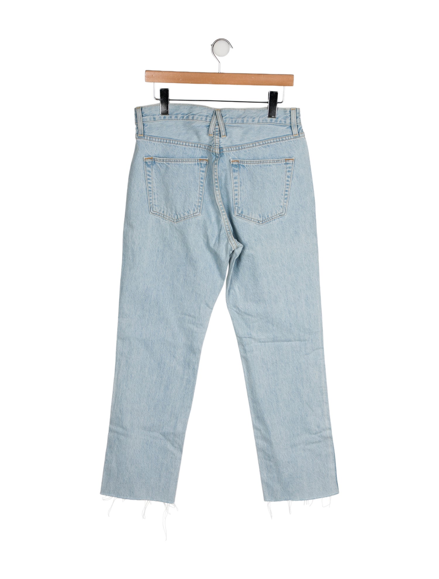 SLVRLAKE High-Rise Straight Leg Jeans