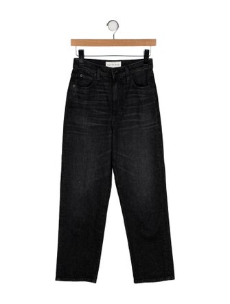SLVRLAKE High-Rise Straight Leg Jeans