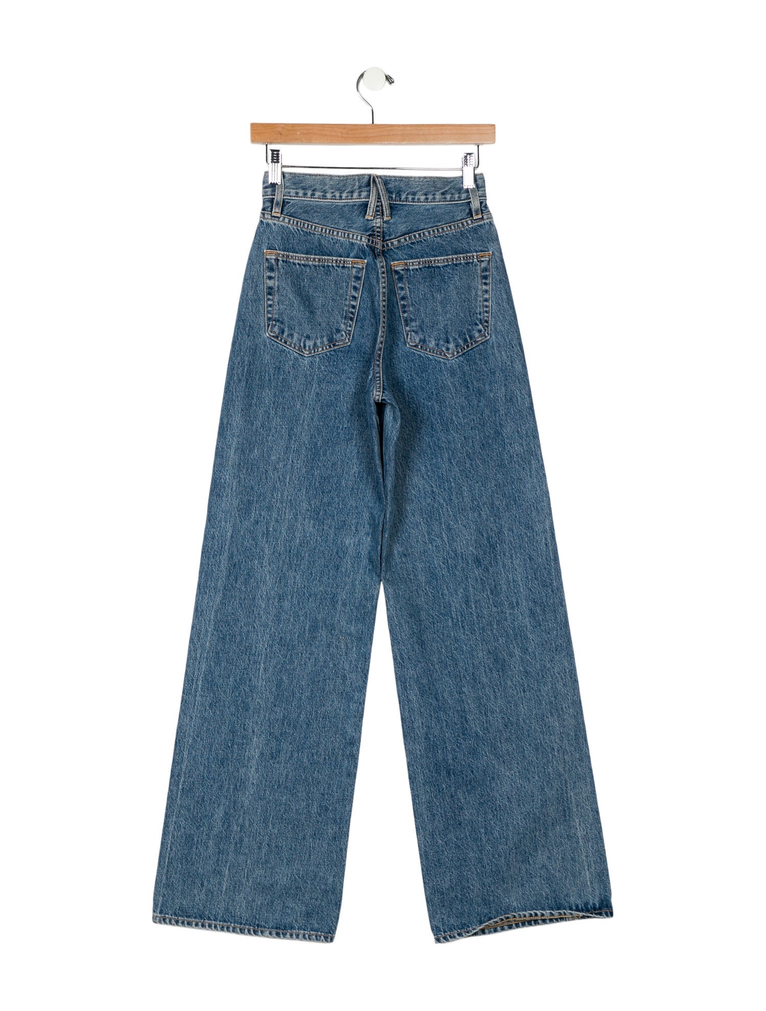 SLVRLAKE Mid-Rise Wide Leg Jeans