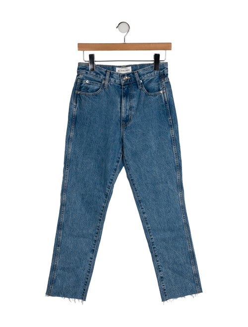 SLVRLAKE Mid-Rise Straight Leg Jeans