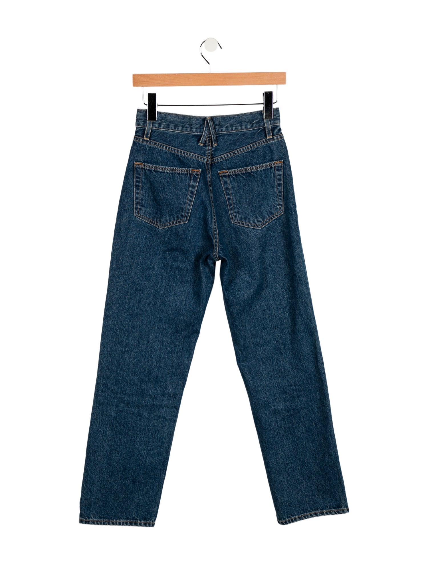 SLVRLAKE High-Rise Straight Leg Jeans