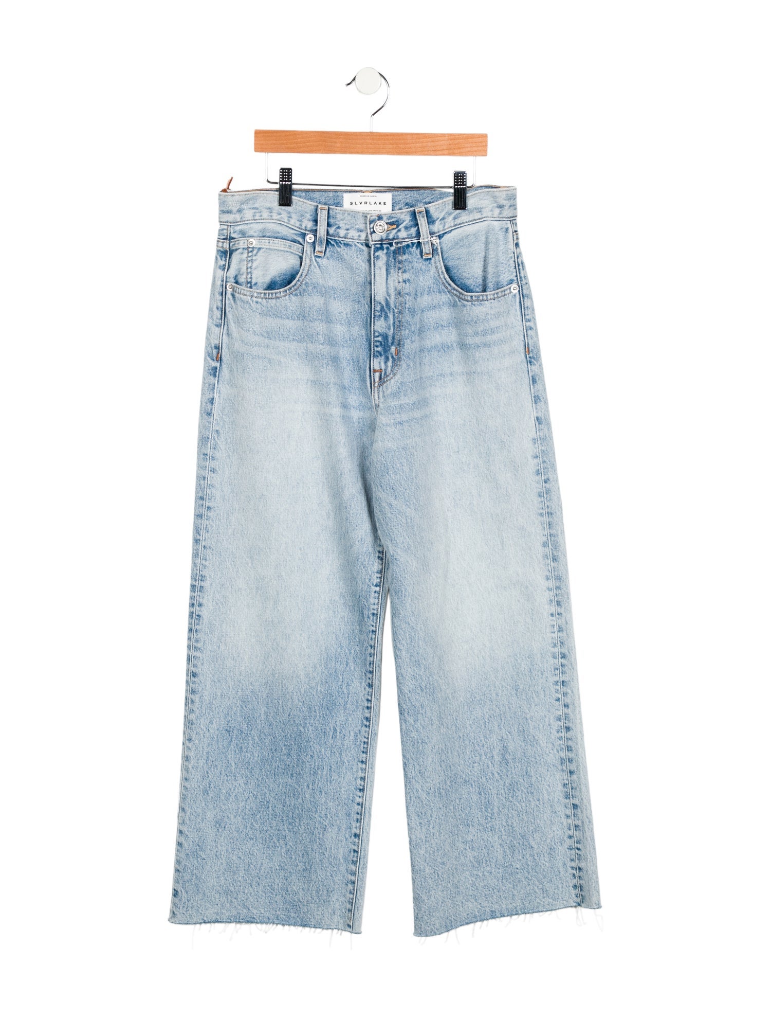 SLVRLAKE High-Rise Wide Leg Jeans
