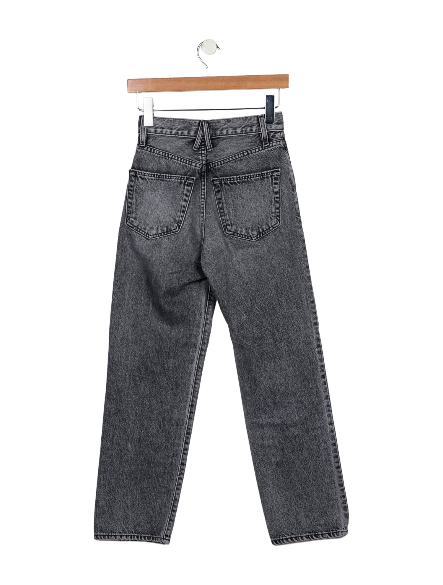 SLVRLAKE High-Rise Straight Leg Jeans