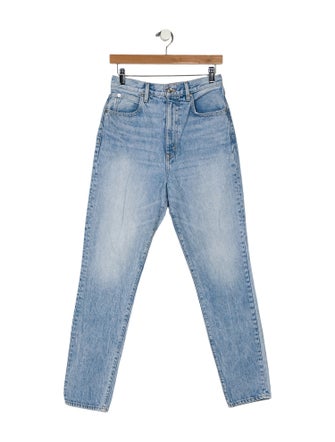 SLVRLAKE High-Rise Straight Leg Jeans