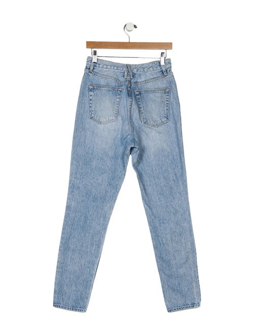 SLVRLAKE High-Rise Straight Leg Jeans