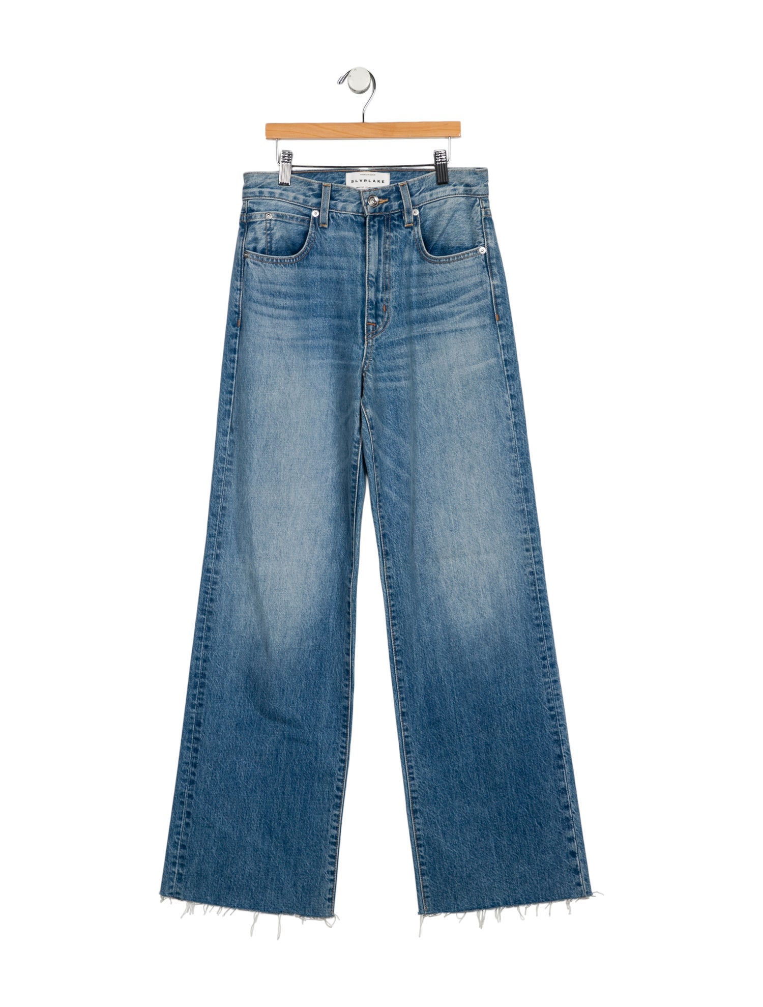 SLVRLAKE High-Rise Wide Leg Jeans