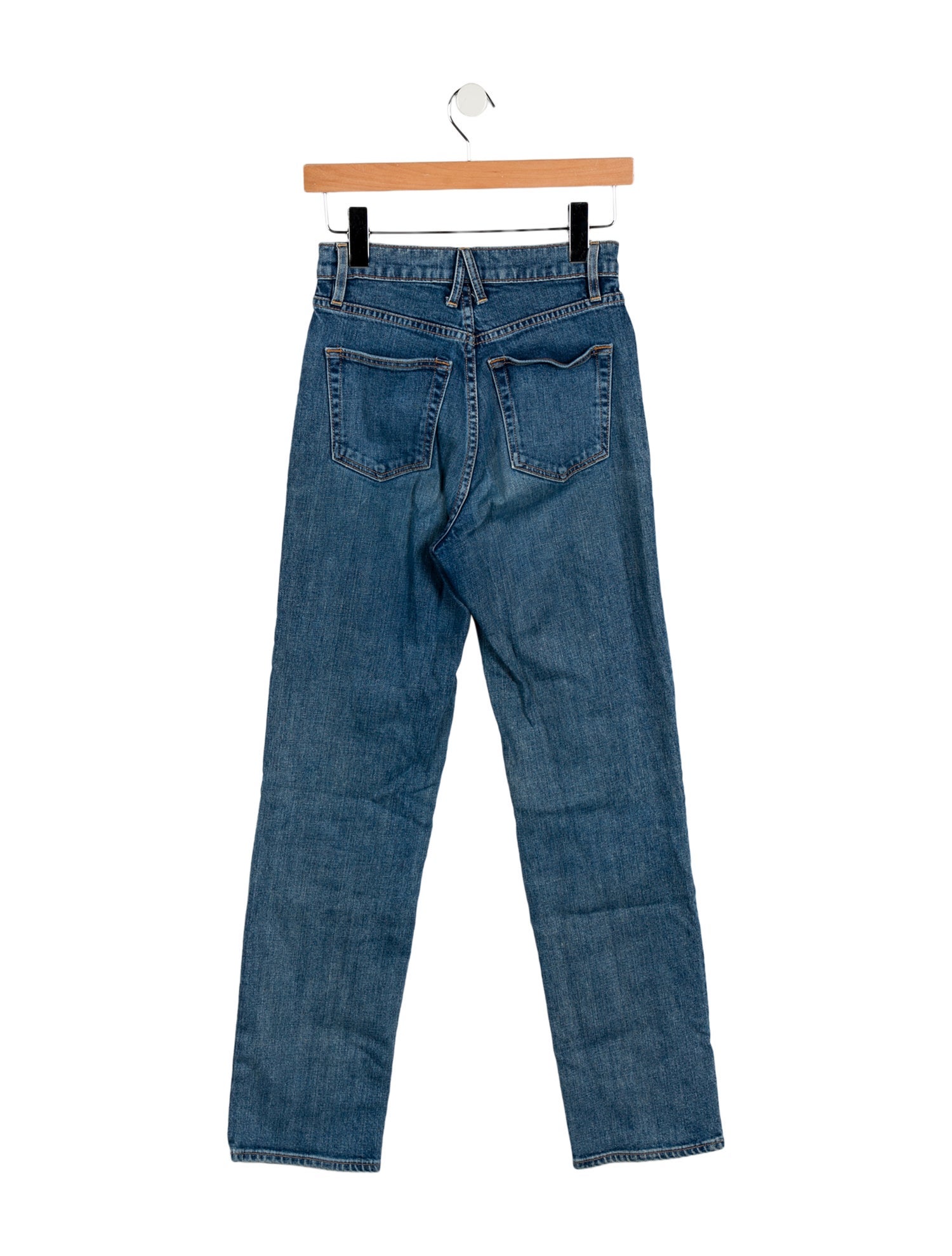 SLVRLAKE High-Rise Straight Leg Jeans