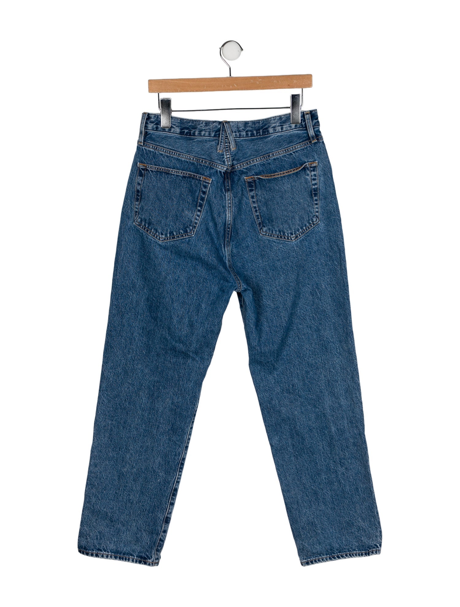 SLVRLAKE High-Rise Straight Leg Jeans