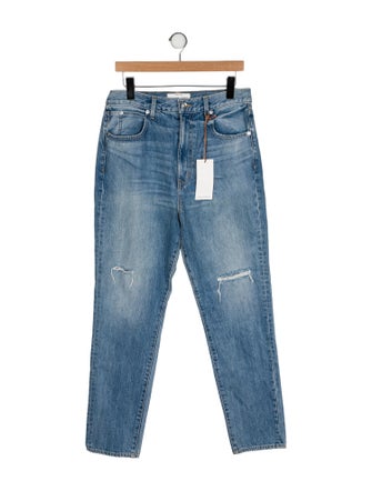 SLVRLAKE High-Rise Straight Leg Jeans