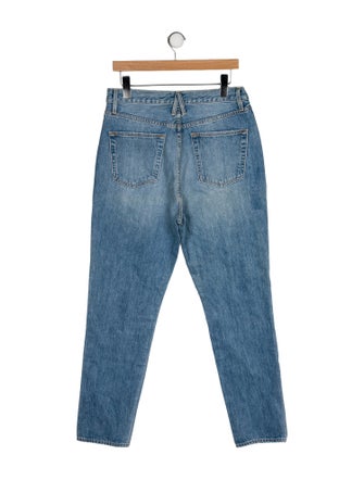 SLVRLAKE High-Rise Straight Leg Jeans