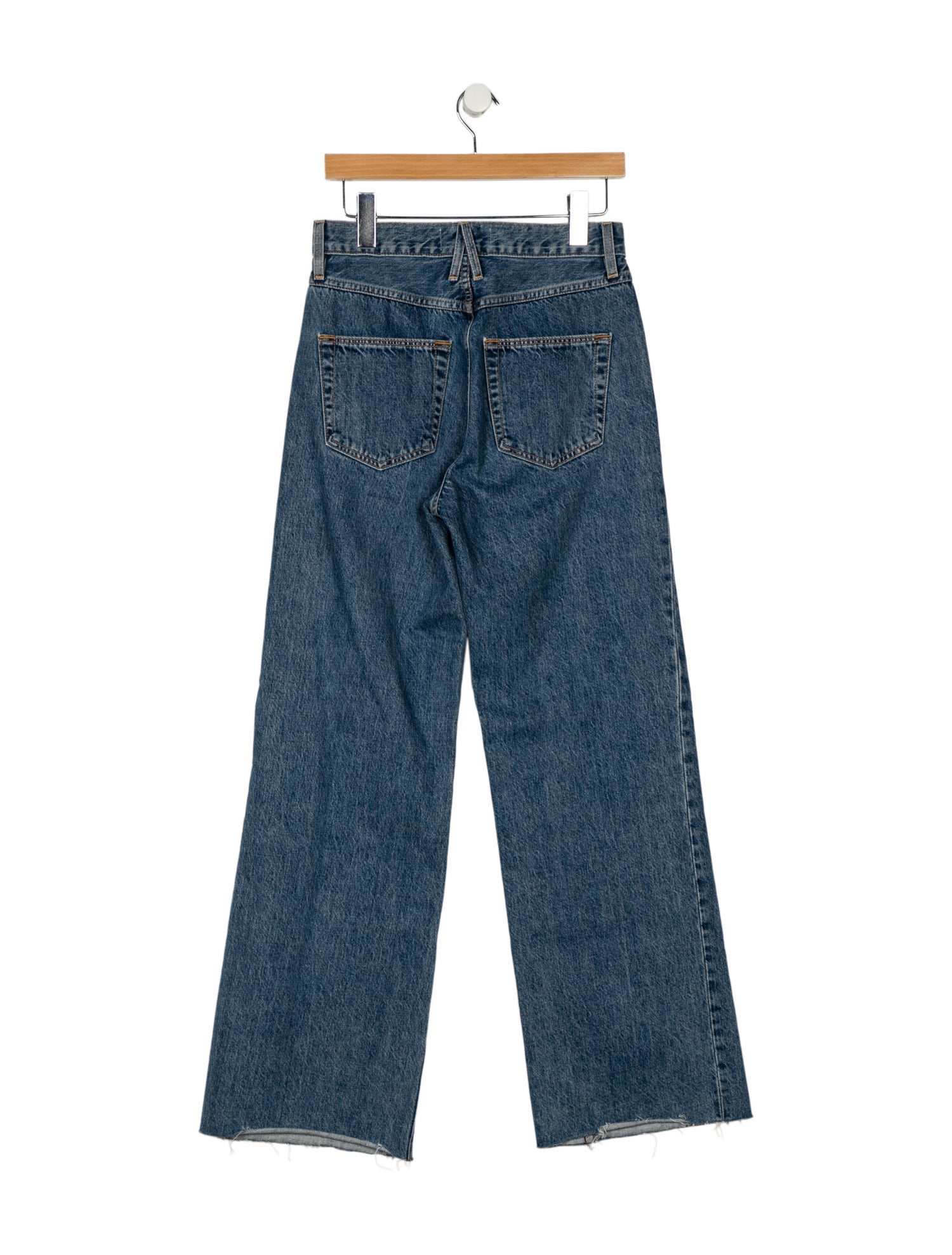 SLVRLAKE Mid-Rise Wide Leg Jeans