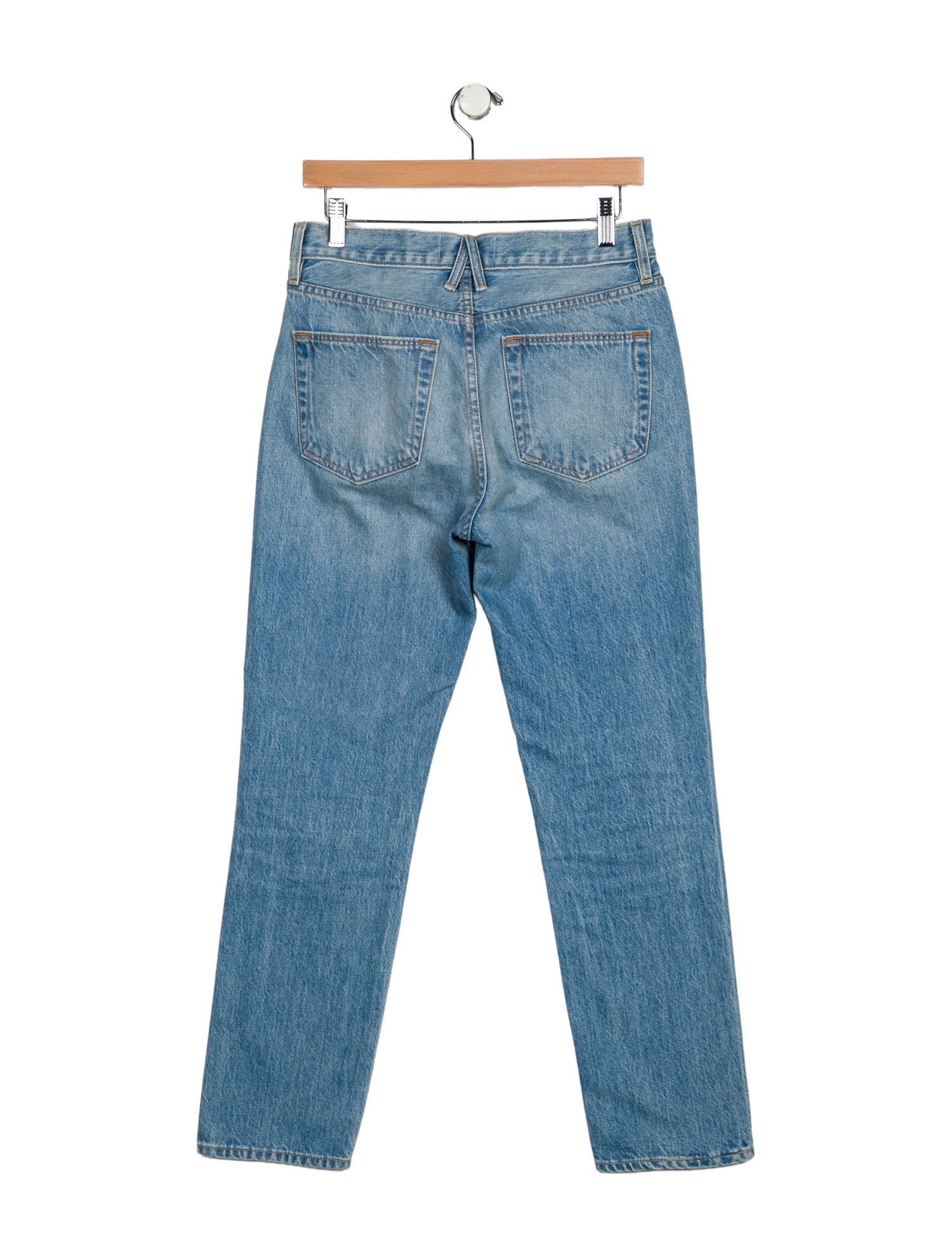 SLVRLAKE High-Rise Straight Leg Jeans