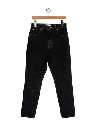 SLVRLAKE High-Rise Straight Leg Jeans