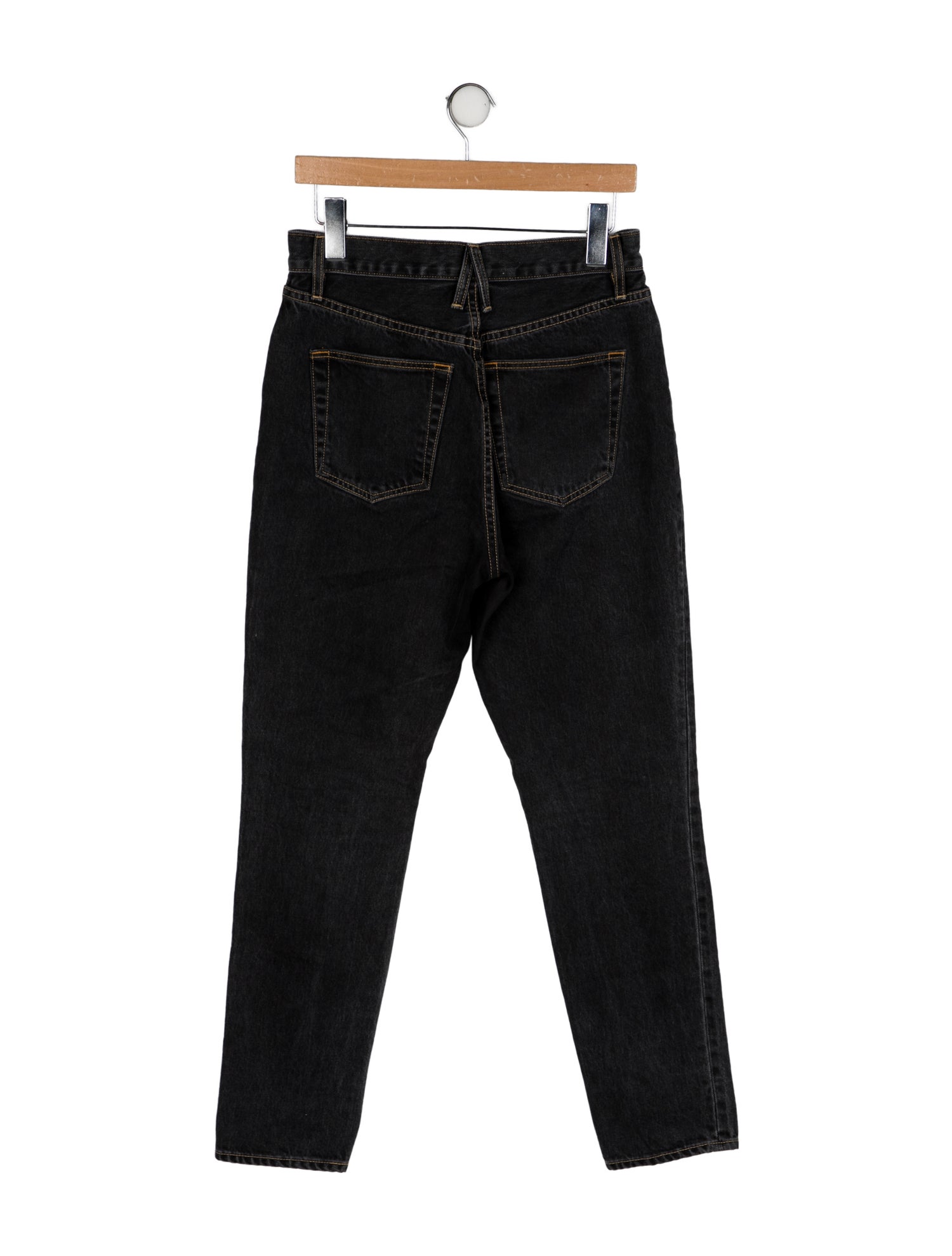 SLVRLAKE High-Rise Straight Leg Jeans