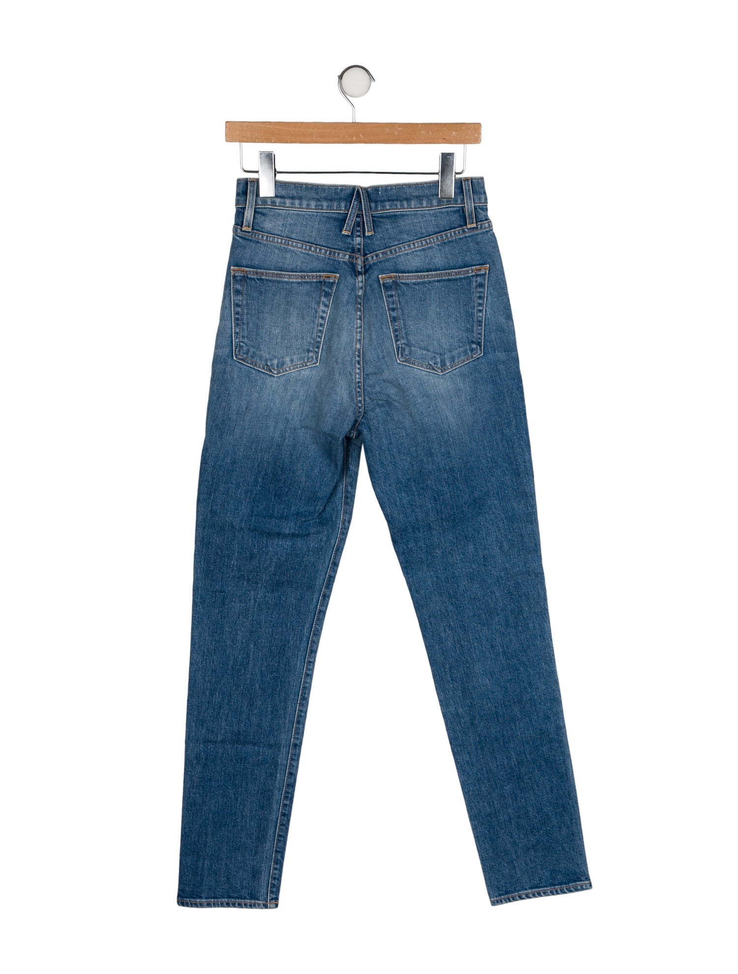 SLVRLAKE High-Rise Straight Leg Jeans